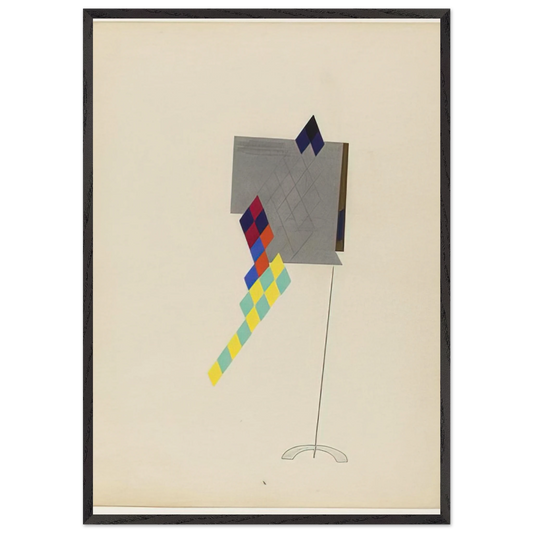 DRAGONFLY FROM THE PORTFOLIO REVOLVING DOORS 1926 - Man Ray 70x100 cm / 28x40 inches Framed Art Print – Black Wooden Frame