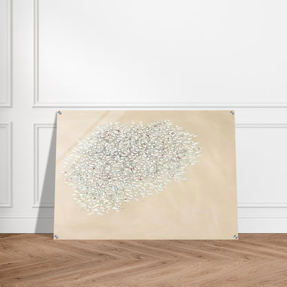 White Mass - 1980 - Robert Goodnough Acrylic Print - 70x100 cm / 28x40″ inches