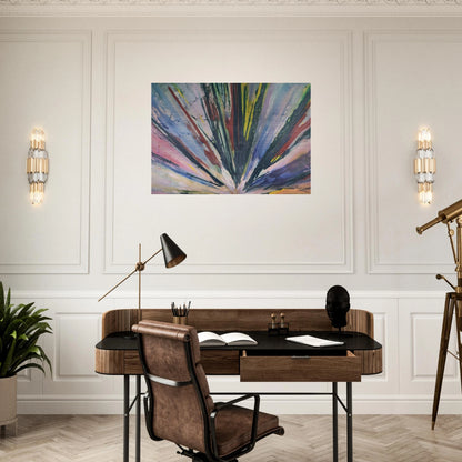 Stand - Sam Gilliam Brushed Aluminum Print - 70x100 cm / 28x40 inches | Sam Gilliam Aluminum Print | Sam Gilliam Prints