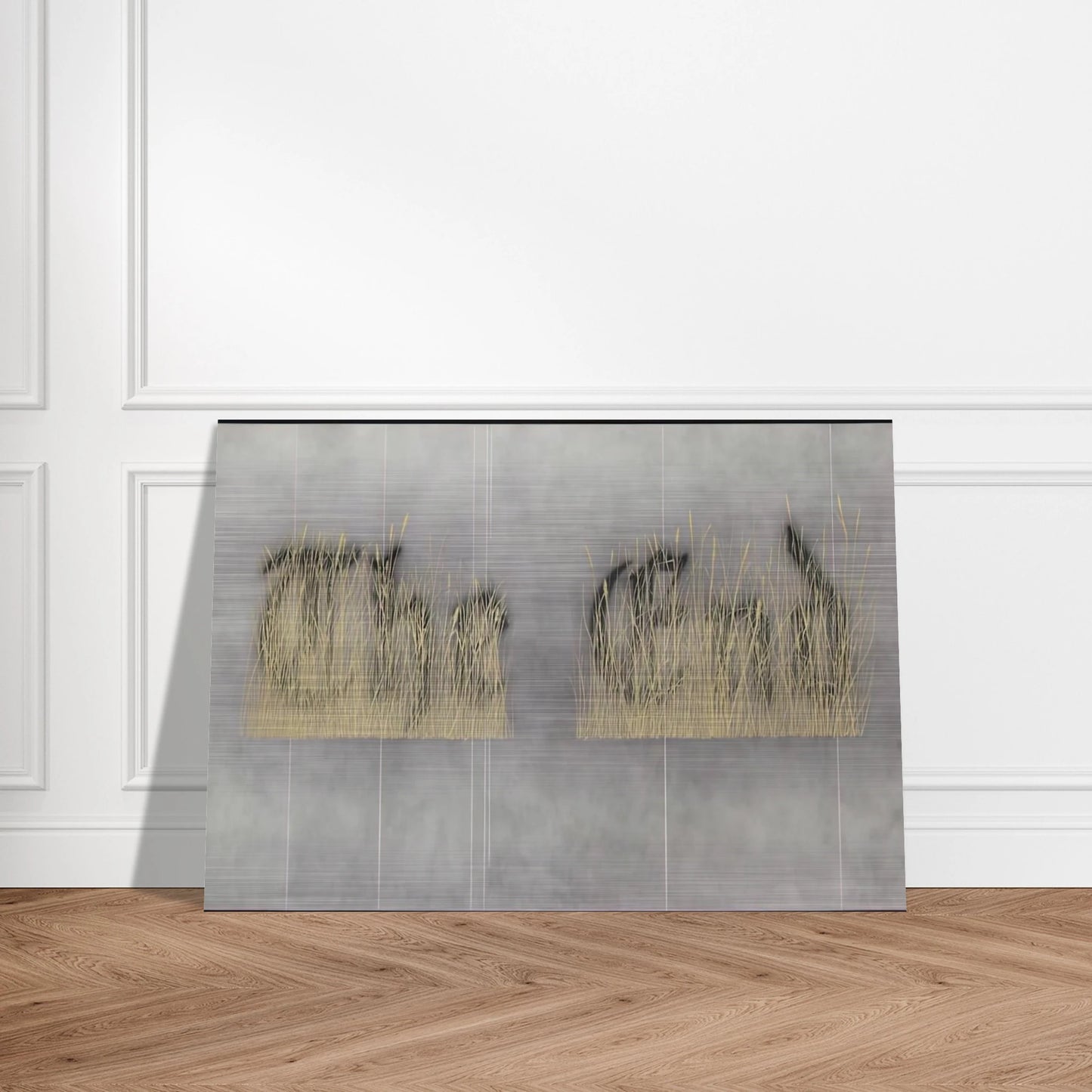 THE FINAL END 1992 - Edward Ruscha Brushed Aluminum Print - 70x100 cm / 28x40 inches | Edward Ruscha Aluminum Print | Edward Ruscha Prints