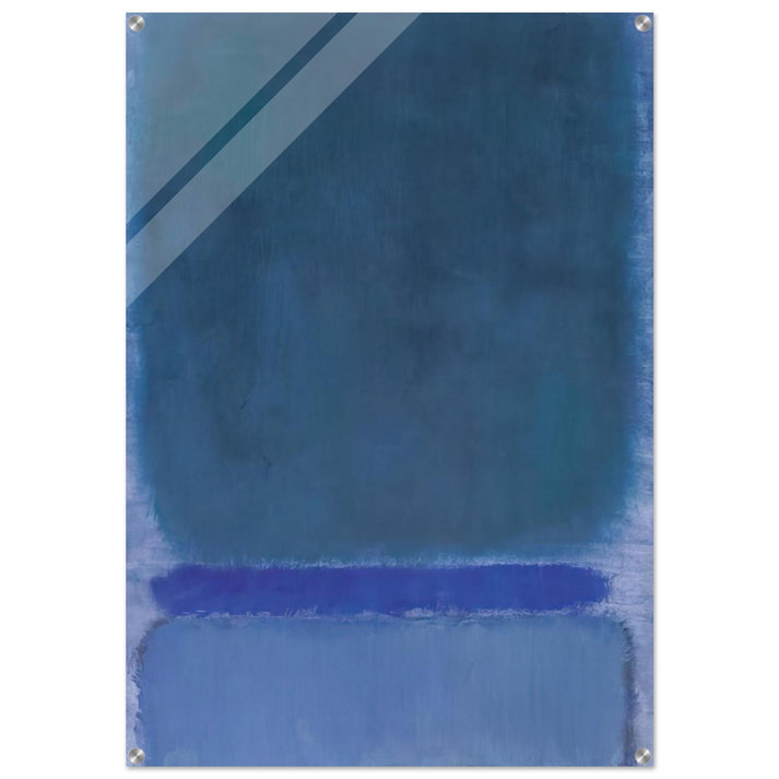 Untitled Green on Blue - 1968 - Mark Rothko Acrylic Print - 70x100 cm / 28x40″ inches | Mark Rothko Wall Art | Mark Rothko Prints