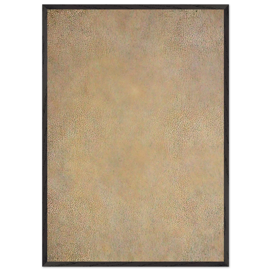 Golden Presence - Richard Pousette-Dart 70x100 cm / 28x40 inches Framed Art Print – Black Wooden Frame