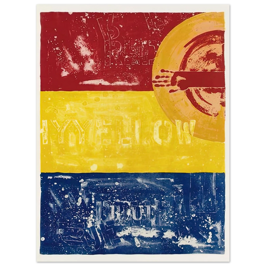Jasper Johns - PERISCOPE I ULAE 200  75x100 cm / 30x40inches Fine Art Poster