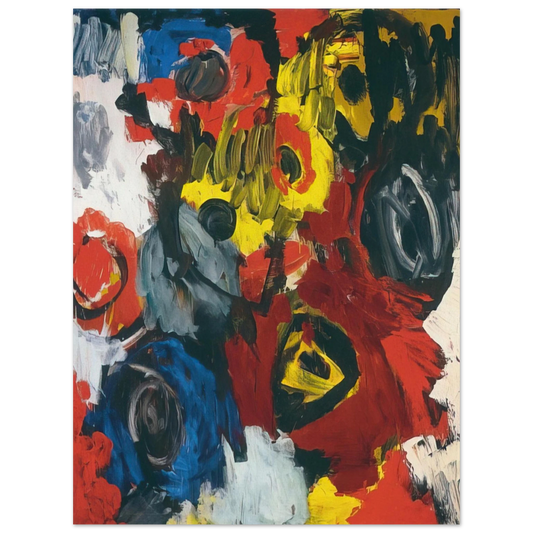Ernst Wilhelm Nay - Furioso - 1963  75x100 cm / 30x40inches Fine Art Poster