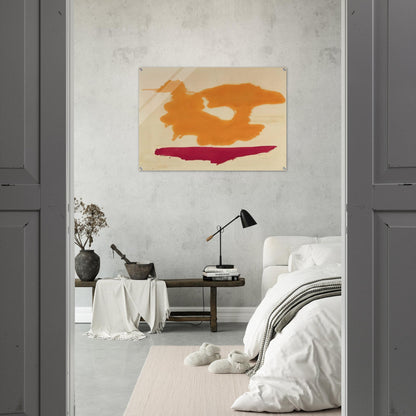 Only Orange - 1963 - Helen Frankenthaler Acrylic Print - 70x100 cm / 28x40″ inches