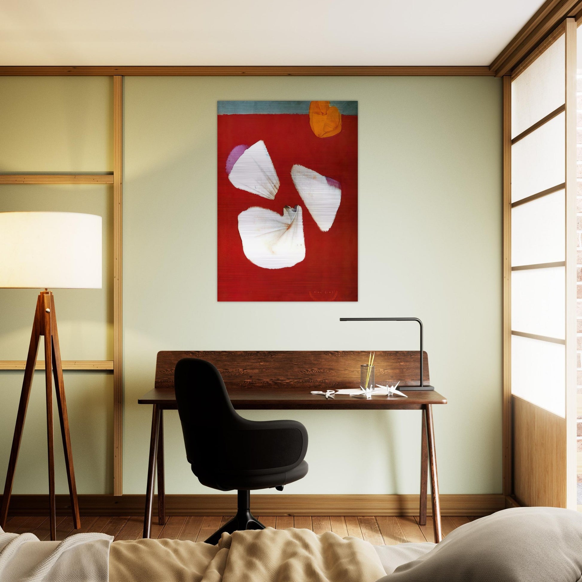 Shells and Flowers - Max Ernst Brushed Aluminum Print - 70x100 cm / 28x40 inches | Max Ernst Aluminum Print | Max Ernst Prints