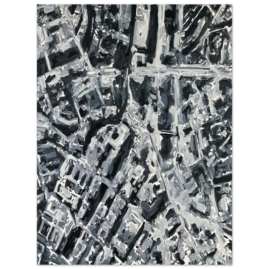 Gerhard Richter - TOWNSCAPE PL 1970 1  75x100 cm / 30x40inches Fine Art Poster