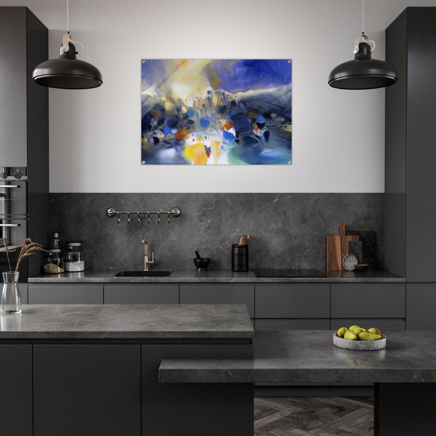 LA VIE QUI ANIME LES NUAGES 2006 - Chu teh Chun Acrylic Print - 70x100 cm / 28x40″ inches | Chu teh Chun Wall Art | Chu teh Chun Prints