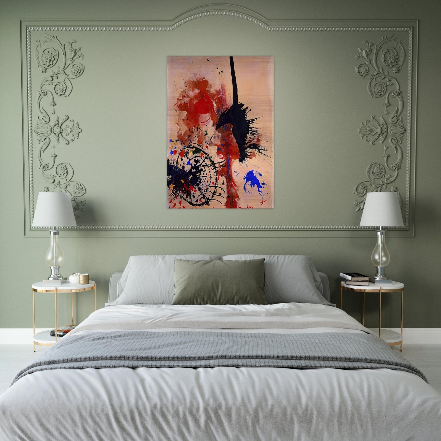 The Prey - Hans Hofmann Brushed Aluminum Print - 70x100 cm / 28x40 inches | Hans Hofmann Aluminum Print | Hans Hofmann Prints