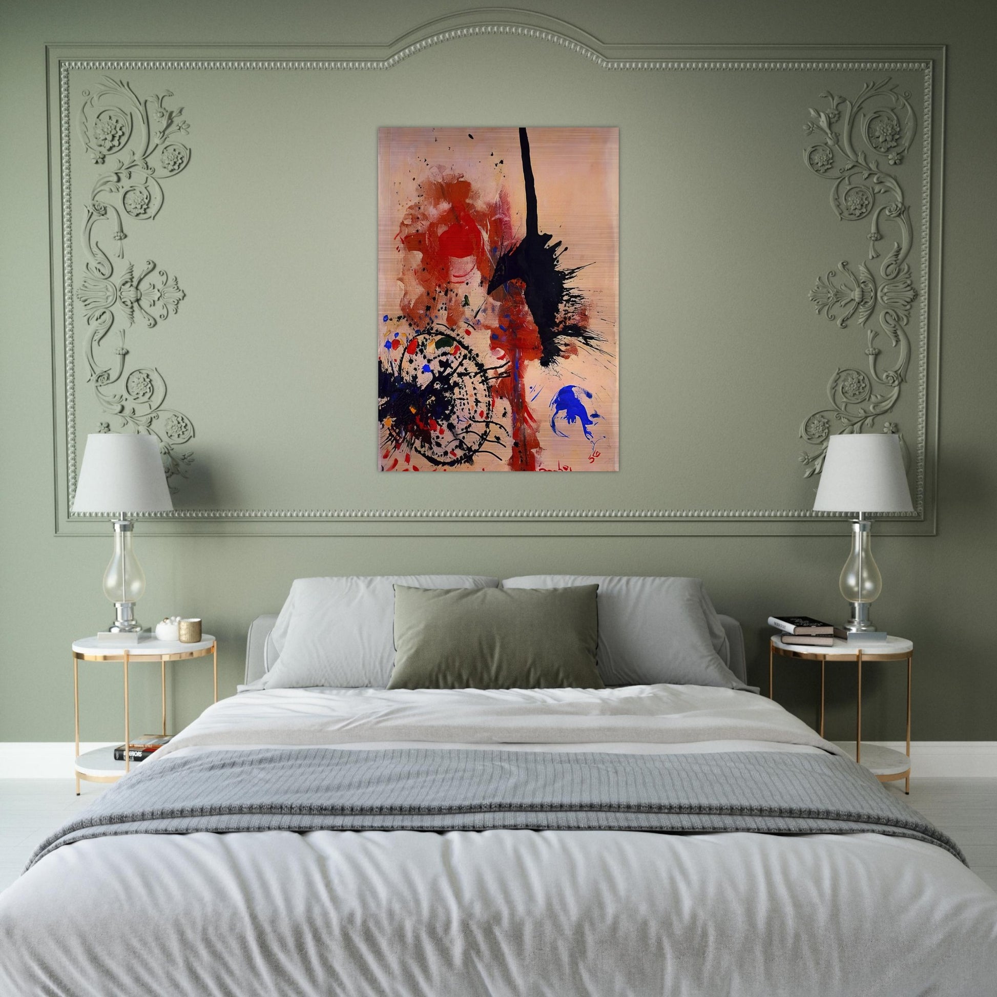 The Prey - Hans Hofmann Brushed Aluminum Print - 70x100 cm / 28x40 inches | Hans Hofmann Aluminum Print | Hans Hofmann Prints