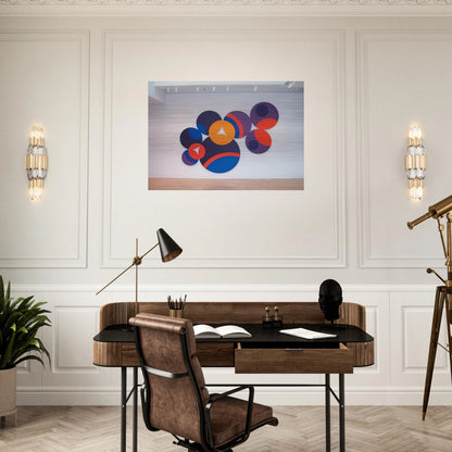 Constellation Twelve Circles - 1969 - Leon Polk Smith Brushed Aluminum Print - 70x100 cm / 28x40 inches | Leon Polk Smith Aluminum Print | Leon Polk Smith Prints