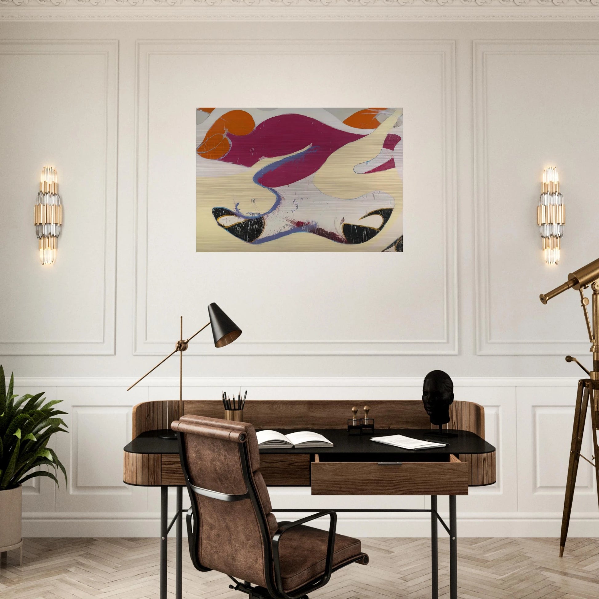 Dido - 1973 - Norman Bluhm Brushed Aluminum Print - 70x100 cm / 28x40 inches | Norman Bluhm Aluminum Print | Norman Bluhm Prints