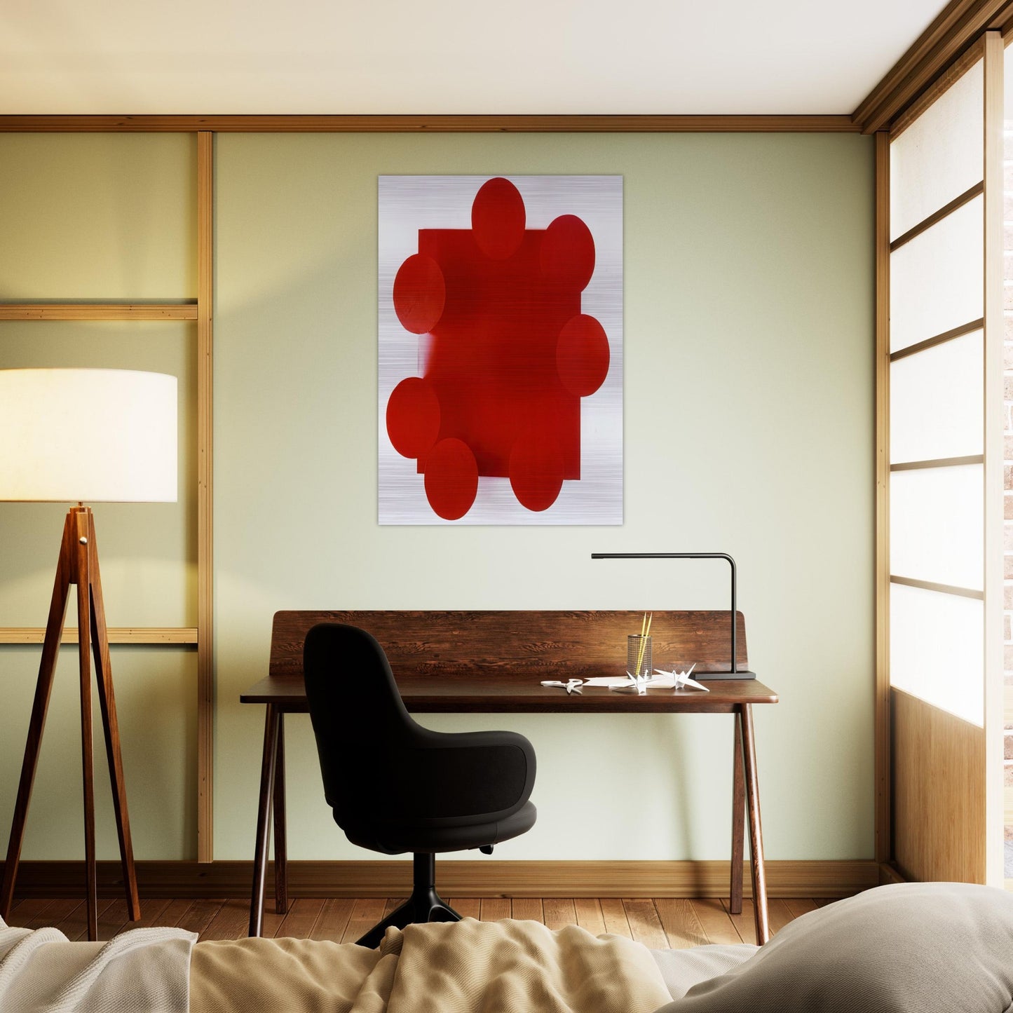 Amazonino #1 - 1989 - Lygia Pape Brushed Aluminum Print - 70x100 cm / 28x40 inches | Lygia Pape Aluminum Print | Lygia Pape Prints