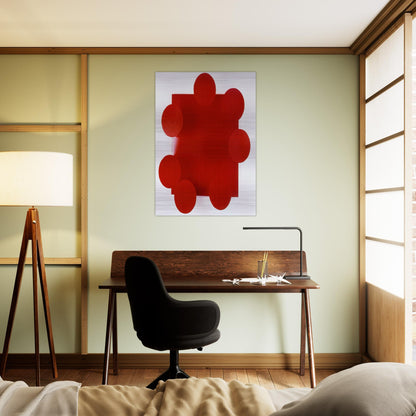 Amazonino #1 - 1989 - Lygia Pape Brushed Aluminum Print - 70x100 cm / 28x40 inches | Lygia Pape Aluminum Print | Lygia Pape Prints