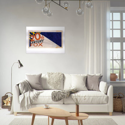 TRADEMARK 7 1962 - Edward Ruscha Brushed Aluminum Print - 70x100 cm / 28x40 inches | Edward Ruscha Aluminum Print | Edward Ruscha Prints