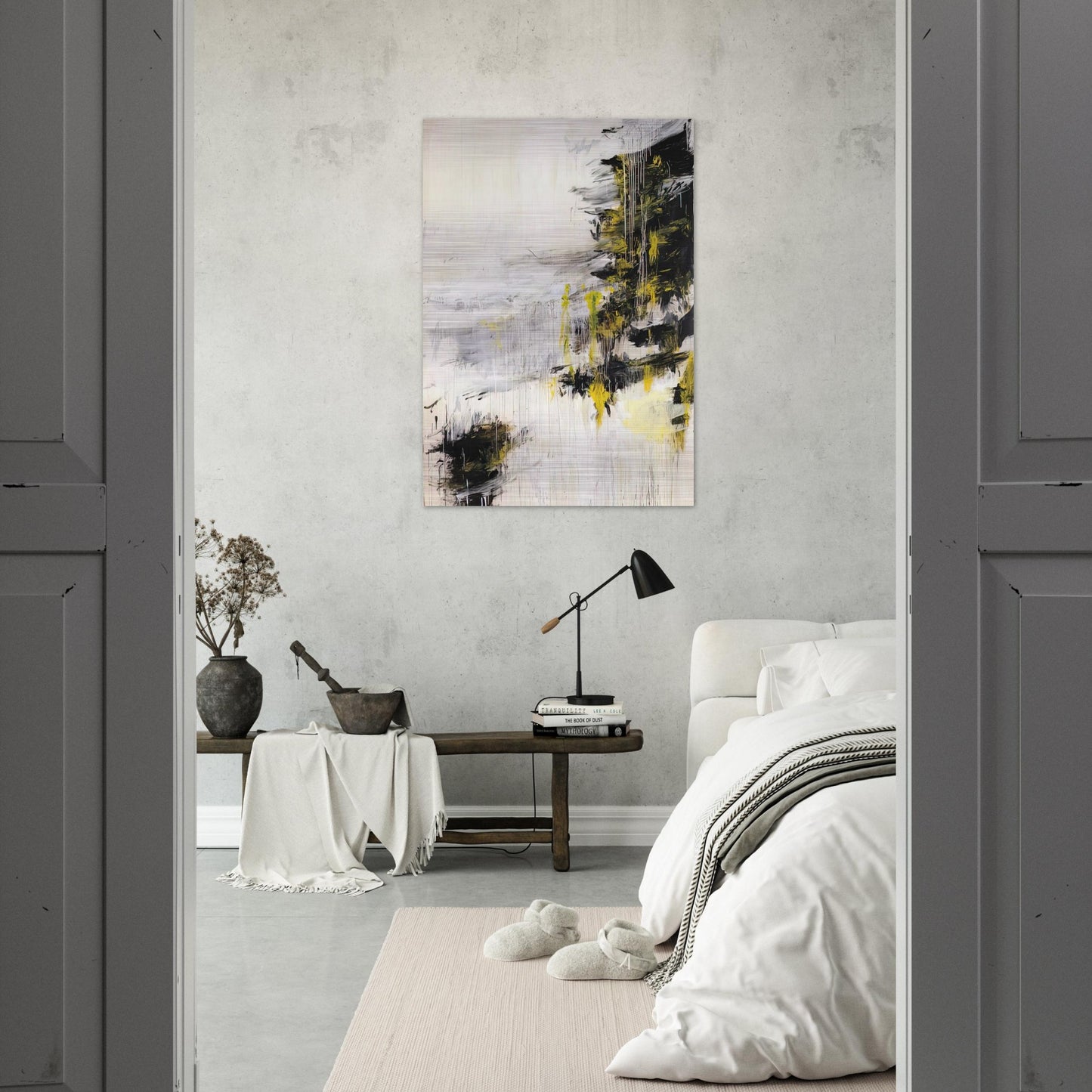 Quattro Stagioni II. Inverno - Cy Twombly Brushed Aluminum Print - 70x100 cm / 28x40 inches | Cy Twombly Aluminum Print | Cy Twombly Prints