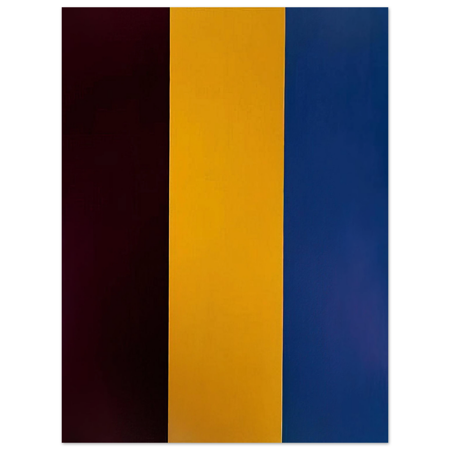 Brice Marden - Red Yellow Blue - 1974  75x100 cm / 30x40inches Fine Art Poster