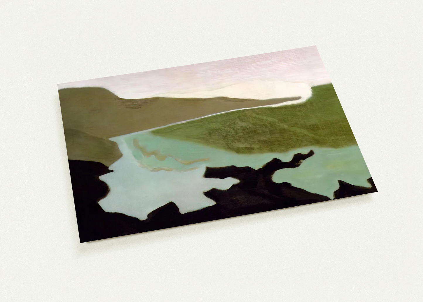 Green Sea - 1954 By Milton Avery Pack of 10 Post Cards | Milton Avery Post Cards | A6 (10.5 x 14.8 cm) - 4.1 x 5.8 inches