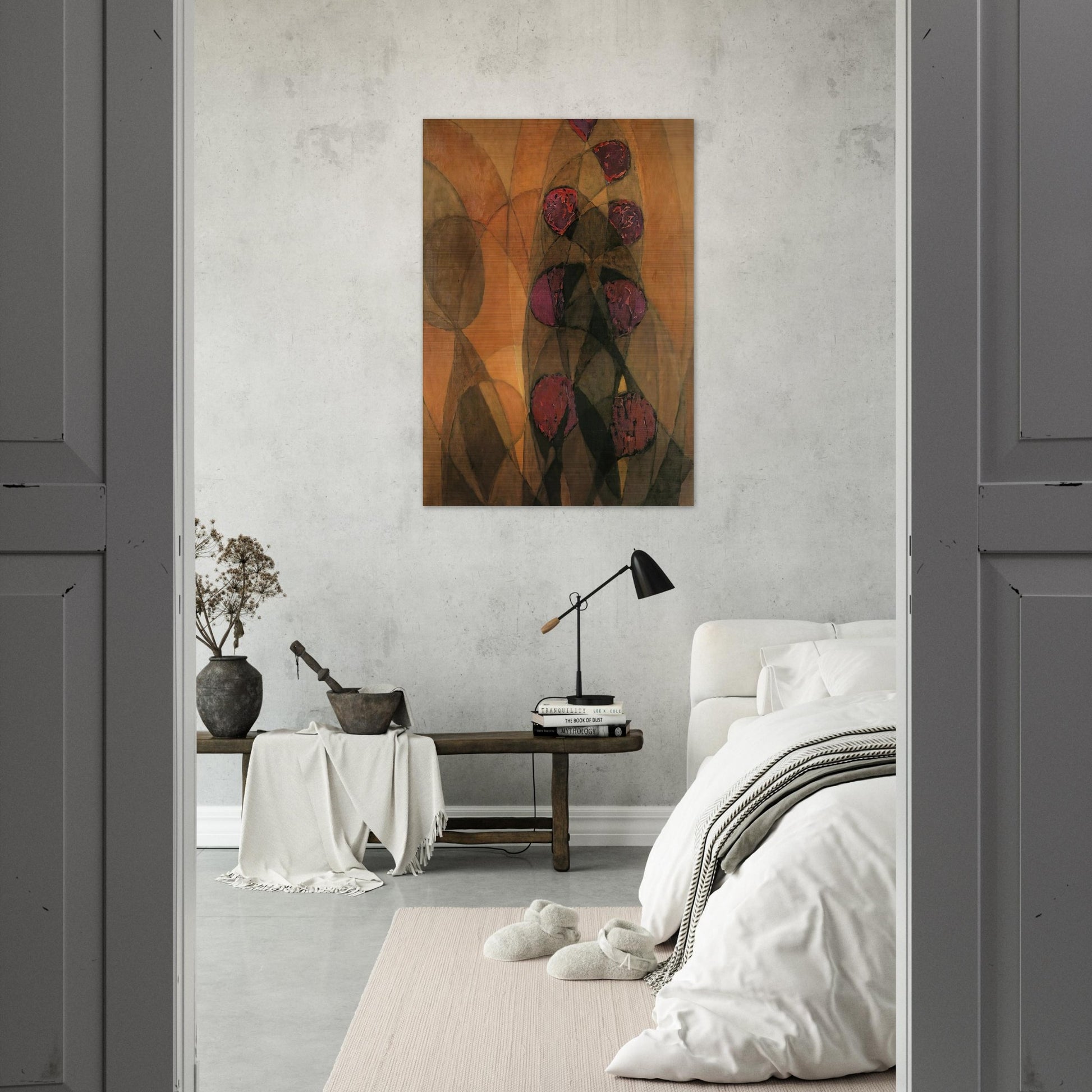 Warm Chromatics - Frantisek Kupka Brushed Aluminum Print - 70x100 cm / 28x40 inches | Frantisek Kupka Aluminum Print | Frantisek Kupka Prints