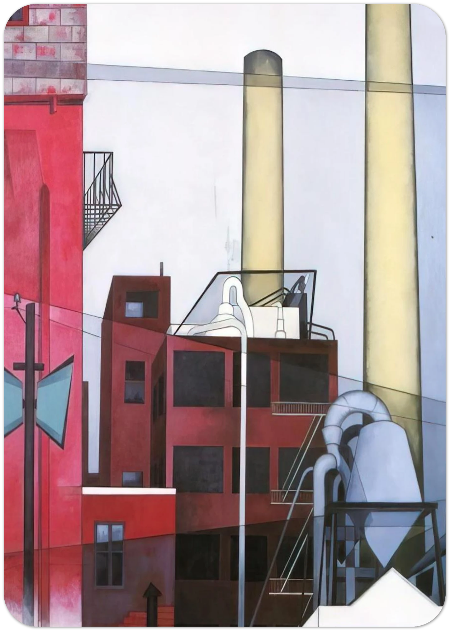 After All - 1933 By Charles Demuth Pack of 10 Post Cards | Charles Demuth Post Cards | A6 (10.5 x 14.8 cm) - 4.1 x 5.8 inches