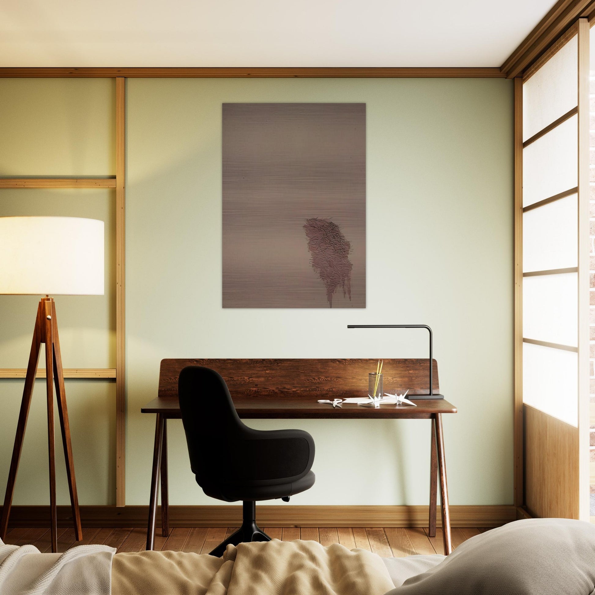 Pink Blend - 1972 - Robert Goodnough Brushed Aluminum Print - 70x100 cm / 28x40 inches | Robert Goodnough Aluminum Print | Robert Goodnough Prints
