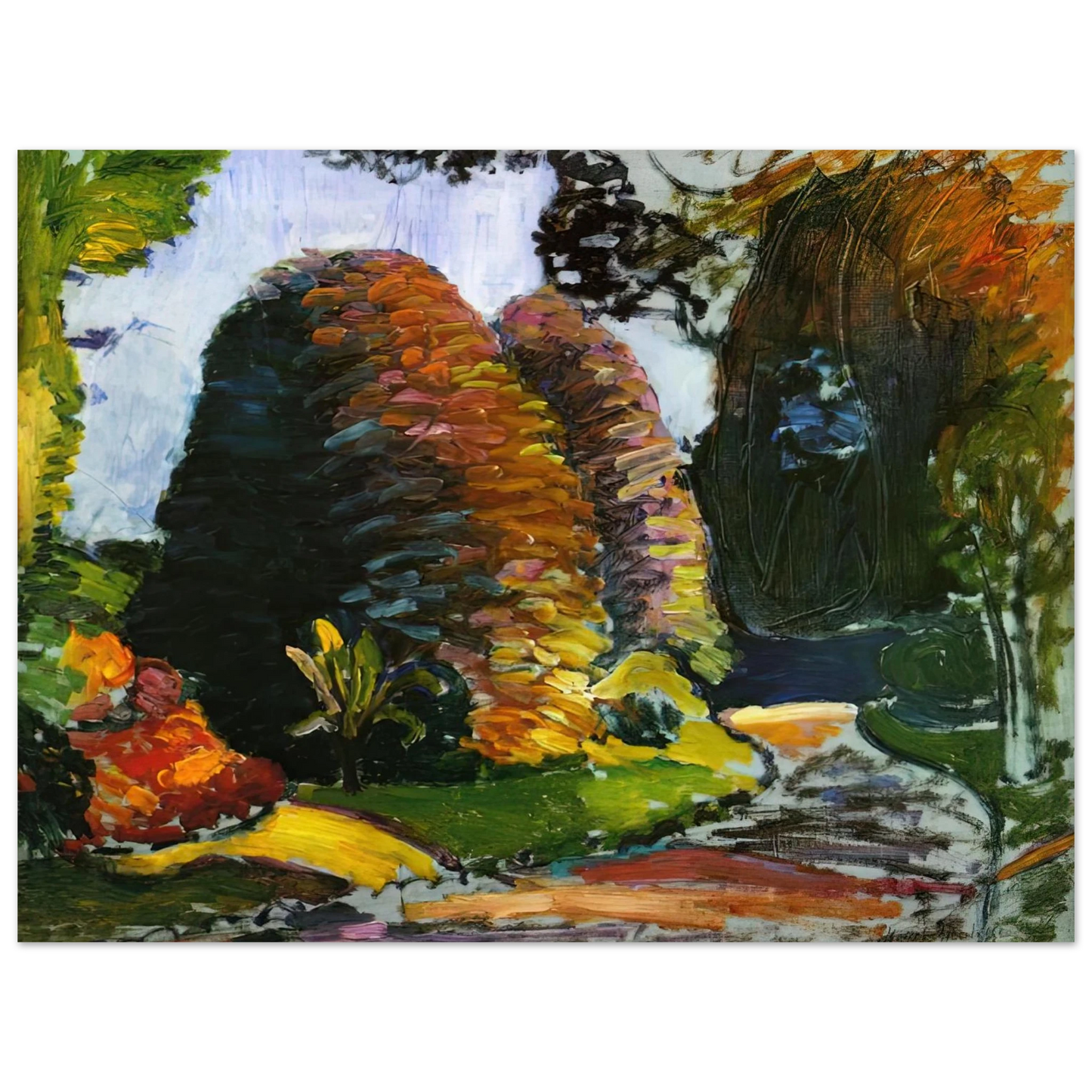 Henri Matisse - LUXEMBOURG GARDENS 1903  75x100 cm / 30x40inches Fine Art Poster