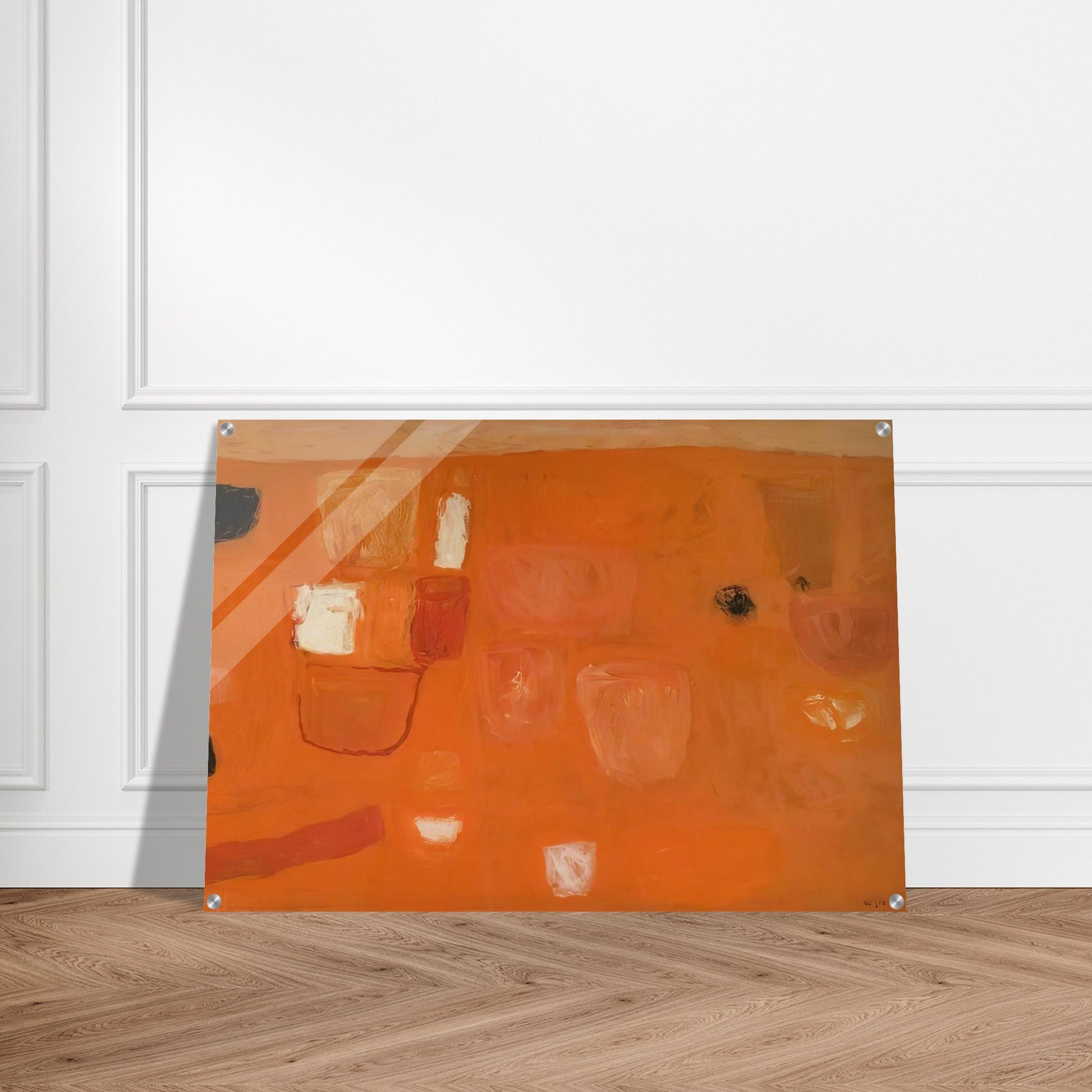 Orange and Red - 1957 - William Scott Acrylic Print - 70x100 cm / 28x40″ inches