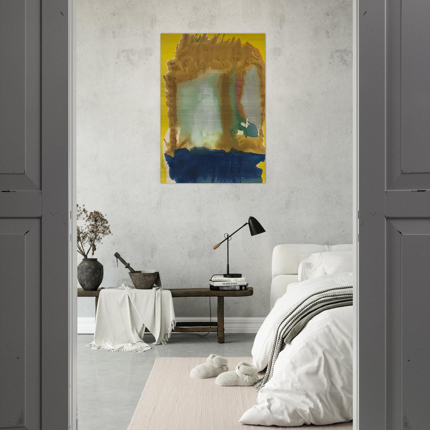 Milkwood Arcade, 1963- - Helen Frankenthaler Brushed Aluminum Print - 70x100 cm / 28x40 inches | Helen Frankenthaler Aluminum Print | Helen Frankenthaler Prints