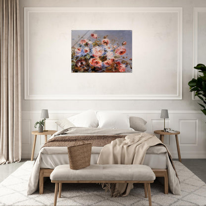 Roses from Wargemont - Pierre-Auguste Renoir Acrylic Print - 70x100 cm / 28x40″ inches | Pierre-Auguste Renoir Wall Art | Pierre-Auguste Renoir Prints