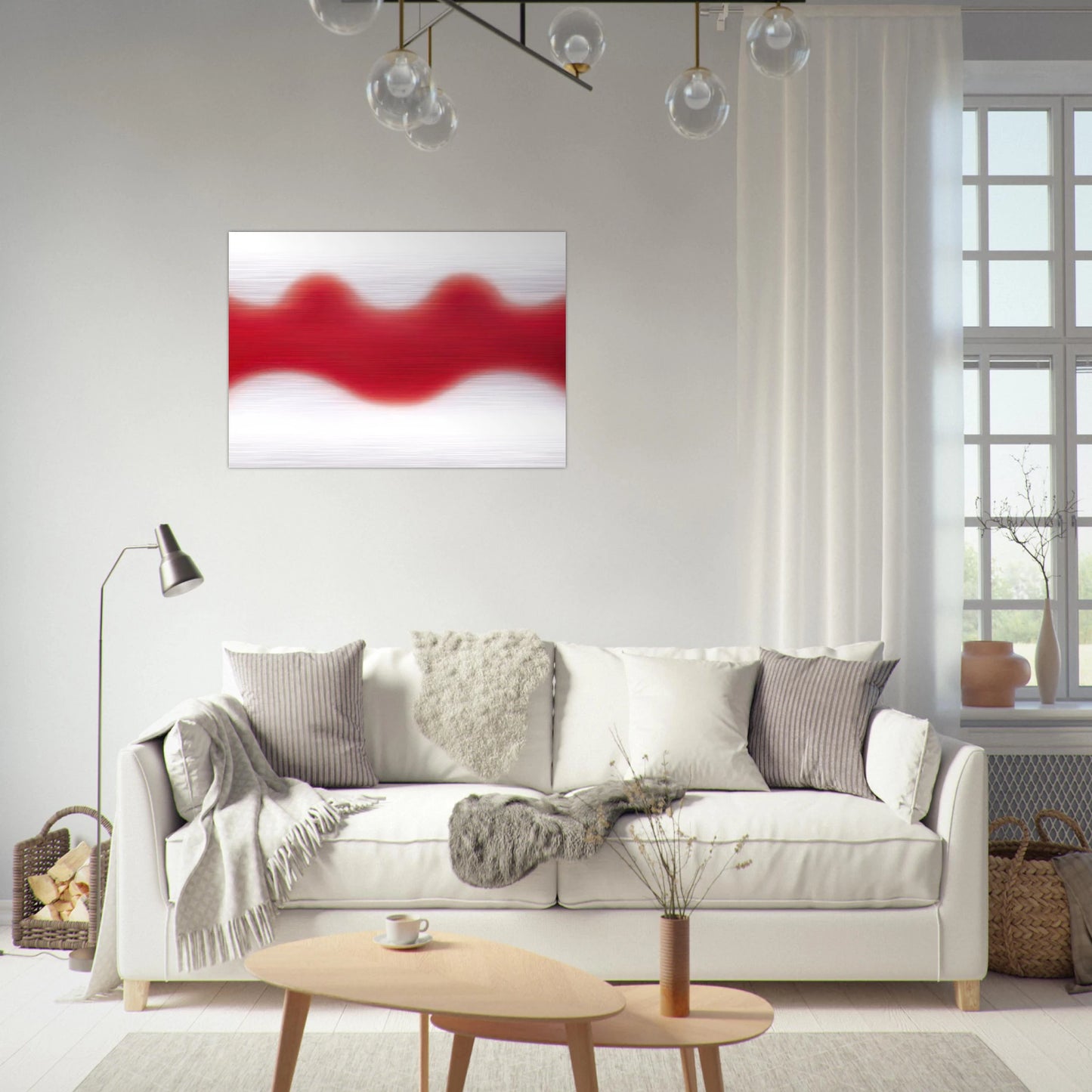 N30 - 1963 - Wojciech Fangor Brushed Aluminum Print - 70x100 cm / 28x40 inches | Wojciech Fangor Aluminum Print | Wojciech Fangor Prints