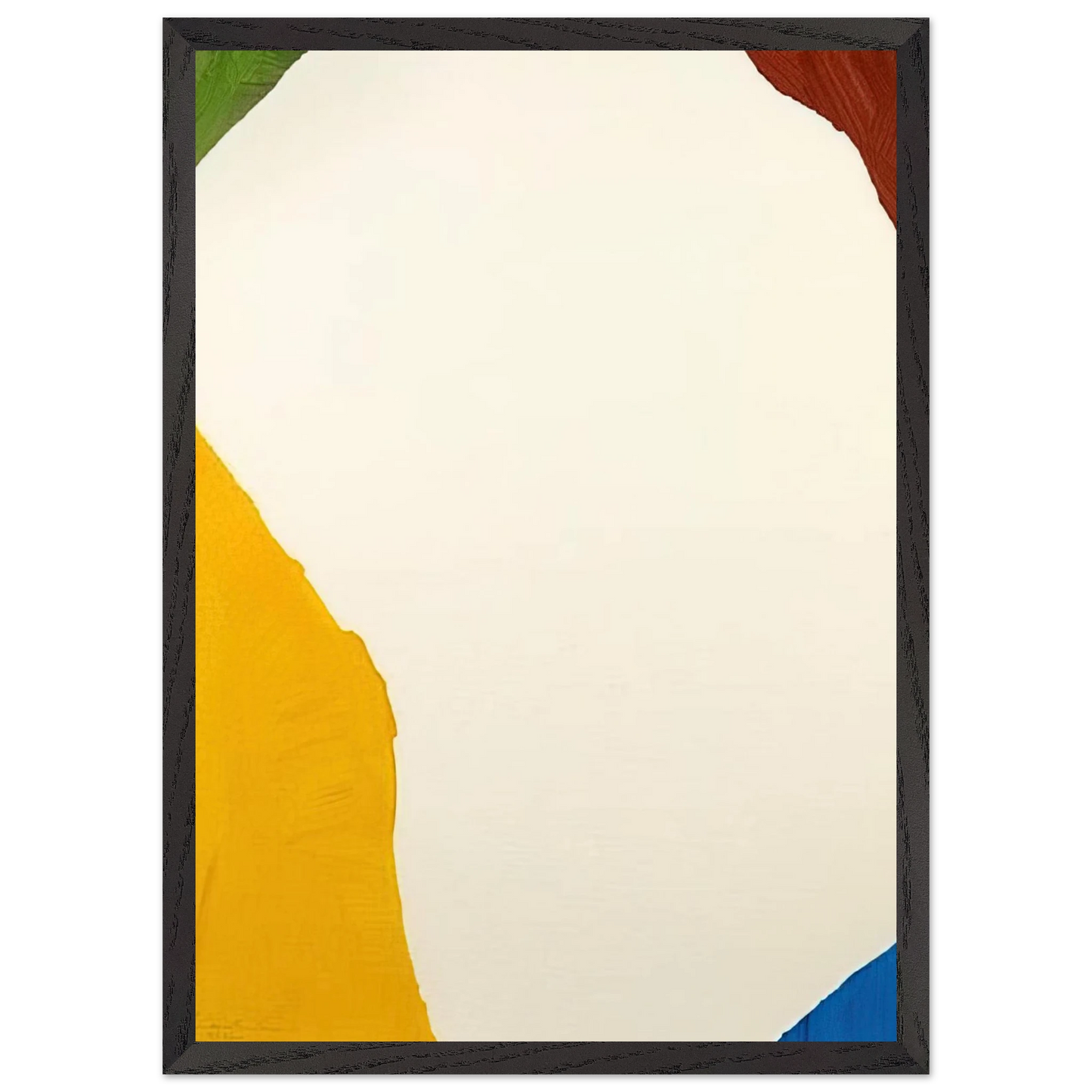 Helen Frankenthaler - Wind Directions - 1970 Wall art - 50x70 cm / 20x28 inches - Premium Wooden Framed Poster With Fine Art Paper-canvas - Wood frame