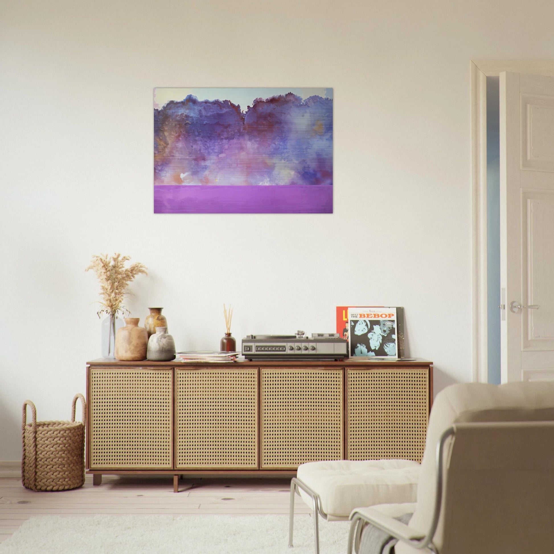 Diamond Lake - 1969 - Ronnie Landfield Brushed Aluminum Print - 70x100 cm / 28x40 inches | Ronnie Landfield Aluminum Print | Ronnie Landfield Prints