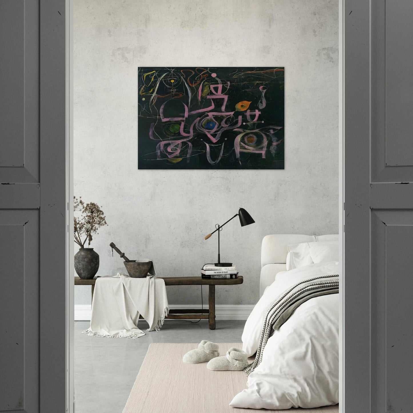 Number 3 - 1948 - Bradley Walker Tomlin Brushed Aluminum Print - 70x100 cm / 28x40 inches | Bradley Walker Tomlin Aluminum Print | Bradley Walker Tomlin Prints