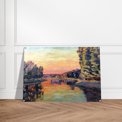 Moret - 1902 - Armand Guillaumin Acrylic Print - 70x100 cm / 28x40″ inches | Armand Guillaumin Wall Art | Armand Guillaumin Prints
