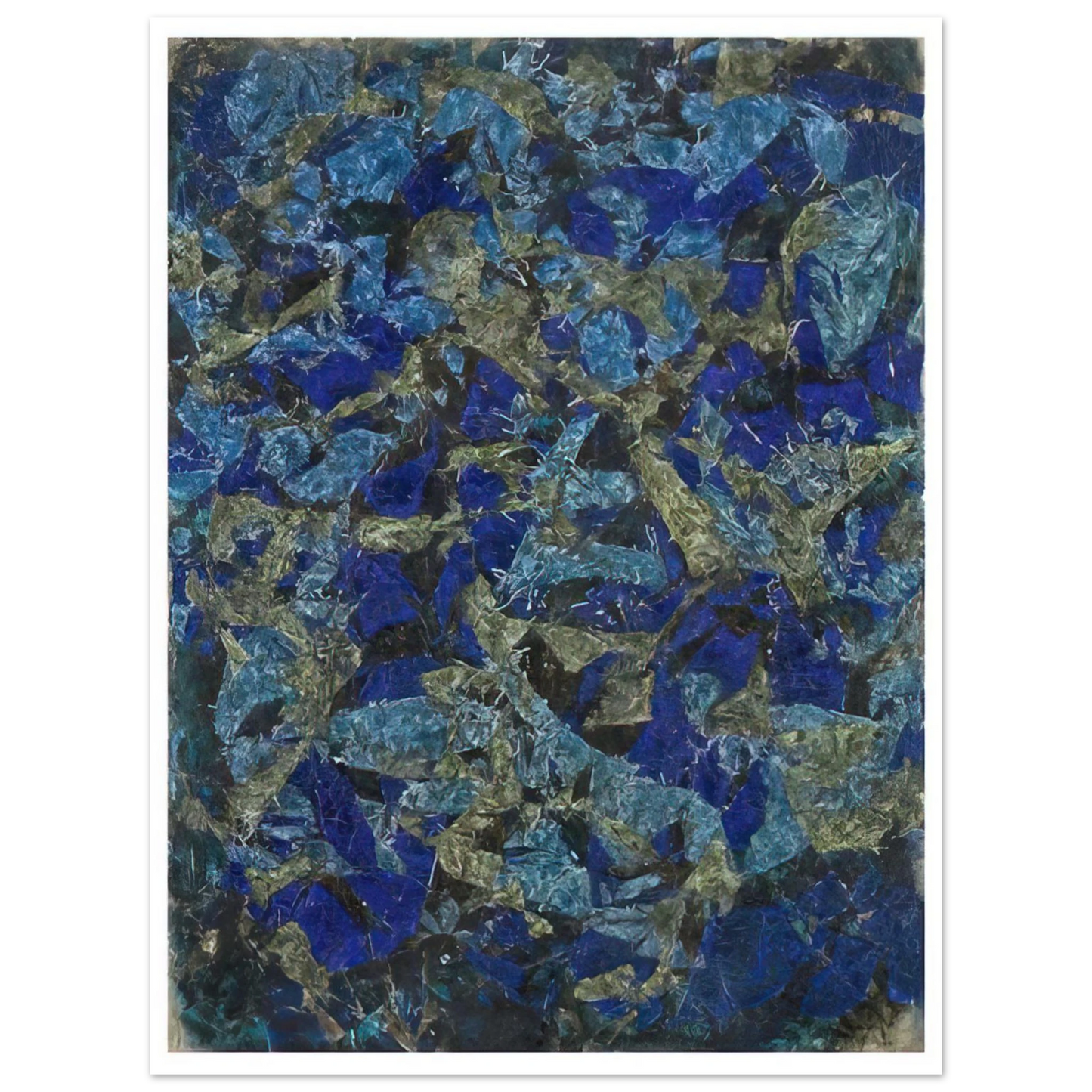 Simon Hantai - Peinture - 1963  75x100 cm / 30x40inches Fine Art Poster