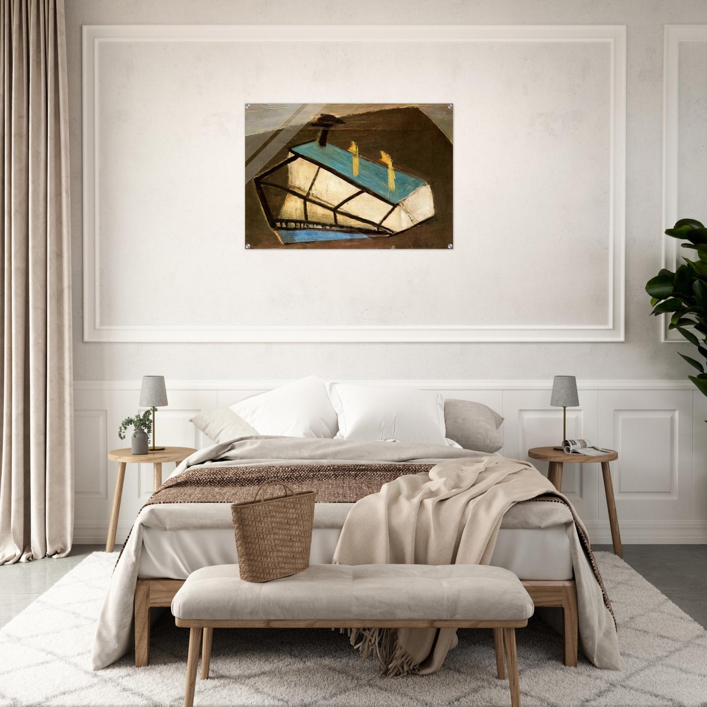 Cedar - 1932 - Maria Helena Vieira da Silva Acrylic Print - 70x100 cm / 28x40″ inches