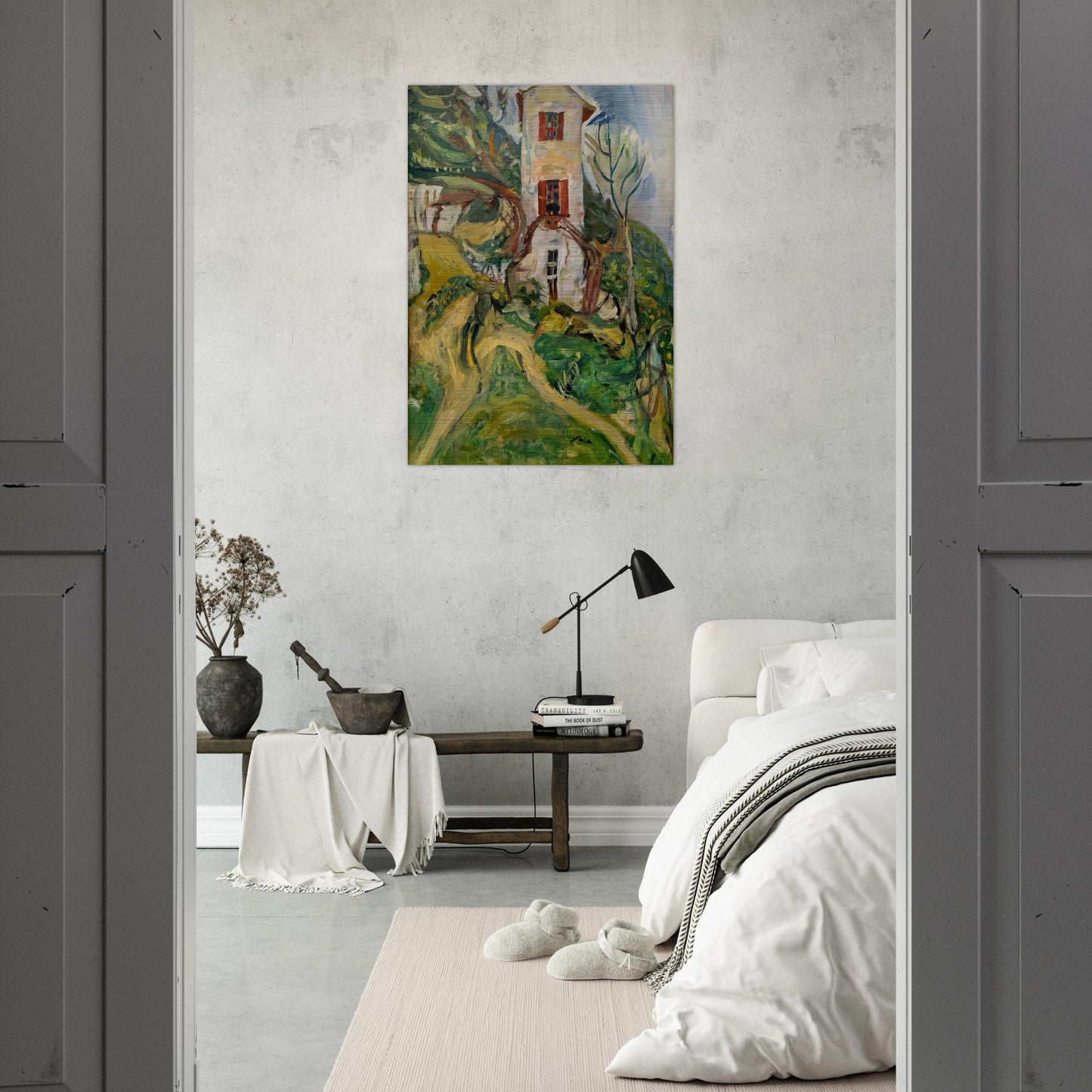 WHITE HOUSE 1918 - Chaim Soutine Brushed Aluminum Print - 70x100 cm / 28x40 inches | Chaim Soutine Aluminum Print | Chaim Soutine Prints