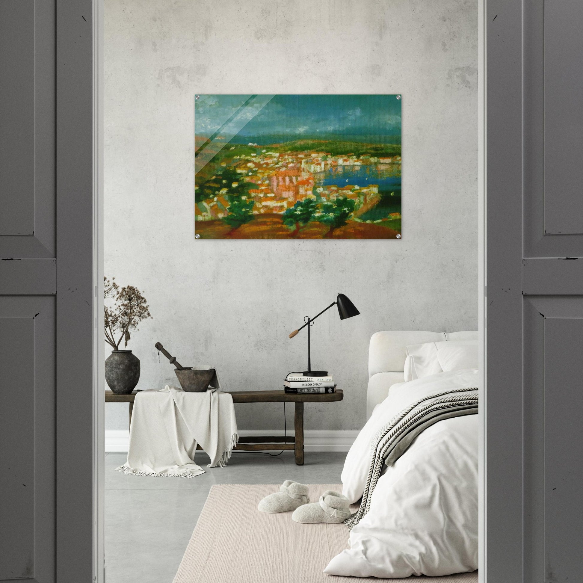 LANDSCAPE NEAR CADAQUES 1921 1 - Salvador Dali Acrylic Print - 70x100 cm / 28x40″ inches