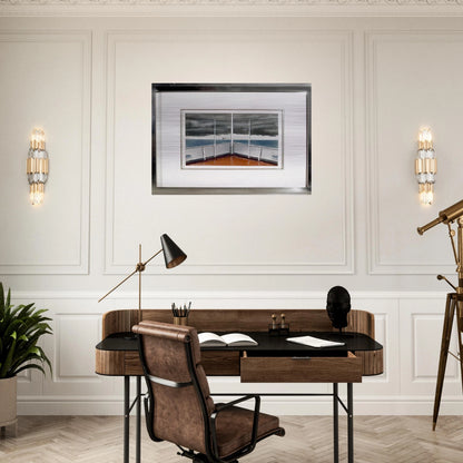 On the Great Lakes - 1953 - Clarence Holbrook Carter Brushed Aluminum Print - 70x100 cm / 28x40 inches | Clarence Holbrook Carter Aluminum Print | Clarence Holbrook Carter Prints