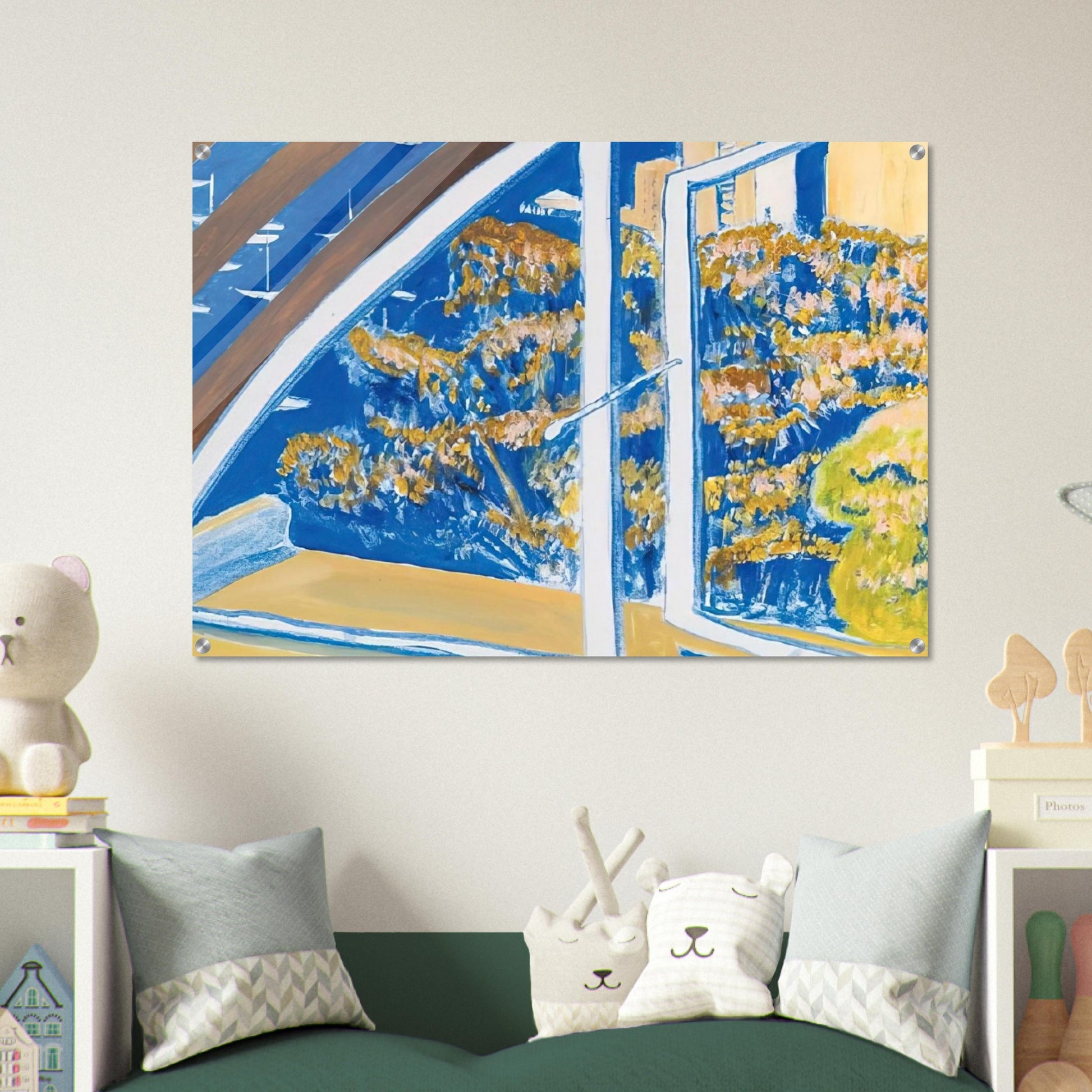 The Window, Lavender Bay - 1980 - Brett Whiteley Acrylic Print - 70x100 cm / 28x40″ inches