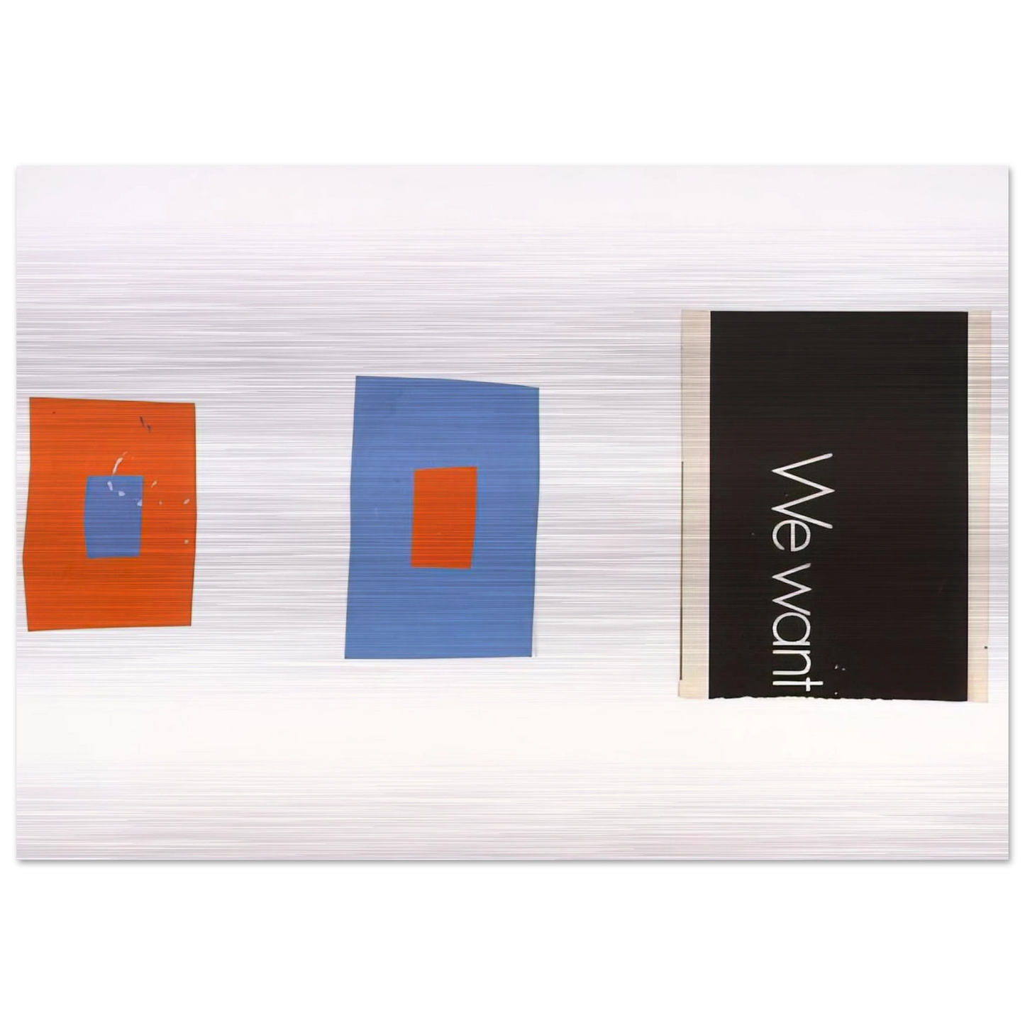 Tablet #105 - Ellsworth Kelly Brushed Aluminum Print - 70x100 cm / 28x40 inches | Ellsworth Kelly Aluminum Print | Ellsworth Kelly Prints