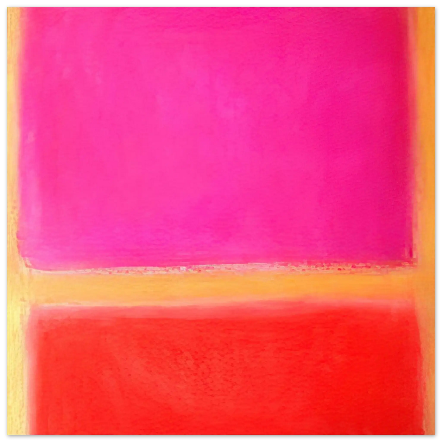 Helen Frankenthaler - Untitled - Color Field Painting Wall art - 50x70 cm / 20x28 inches - Premium Wooden Framed Poster With Fine Art Paper - Black frame
