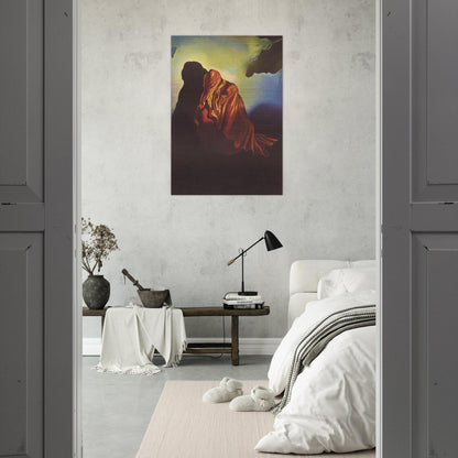 THE VEILED HEART - Salvador Dali Brushed Aluminum Print - 70x100 cm / 28x40 inches | Salvador Dali Aluminum Print | Salvador Dali Prints