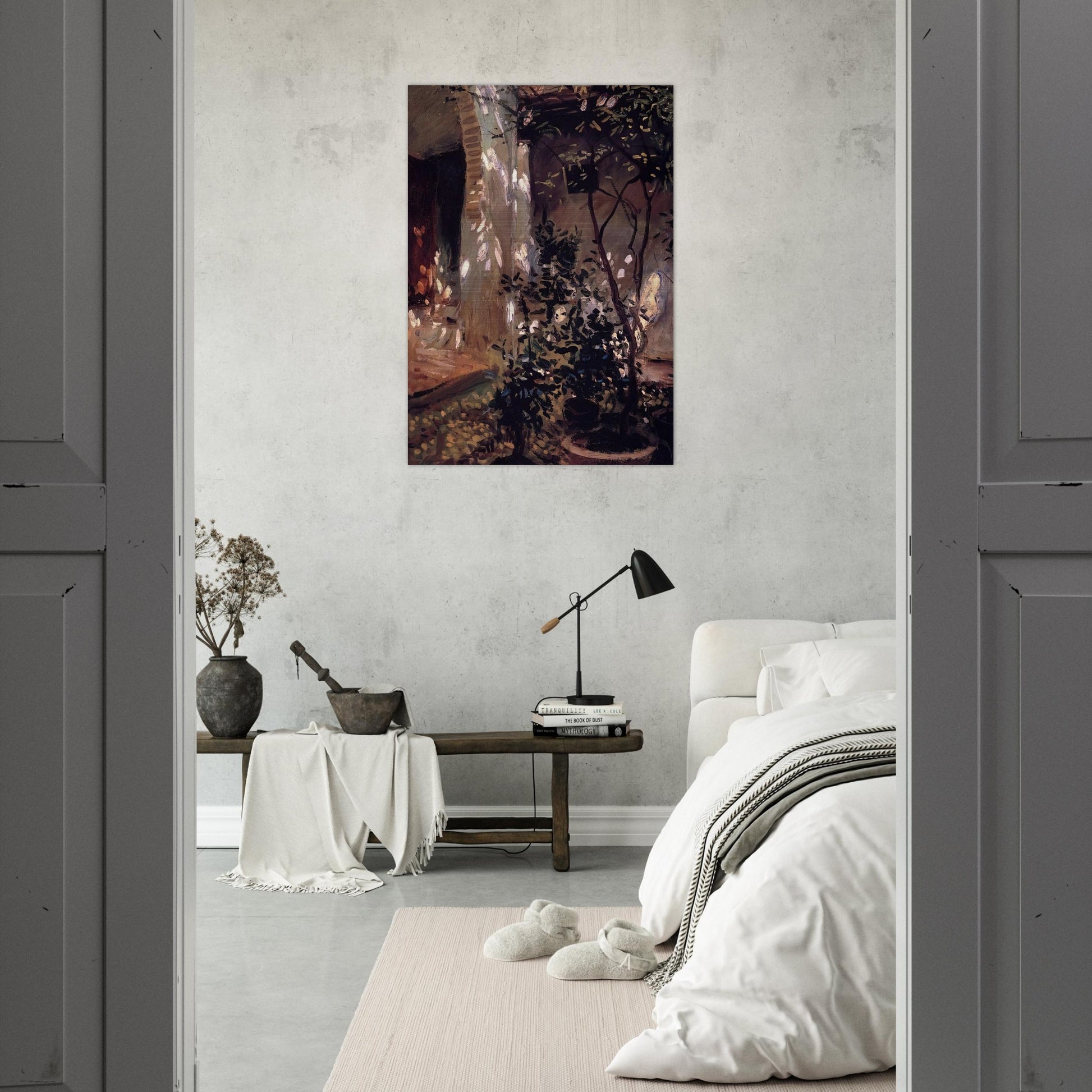 Granada. Sunspots - John Singer Sargent Brushed Aluminum Print - 70x100 cm / 28x40 inches | John Singer Sargent Aluminum Print | John Singer Sargent Prints