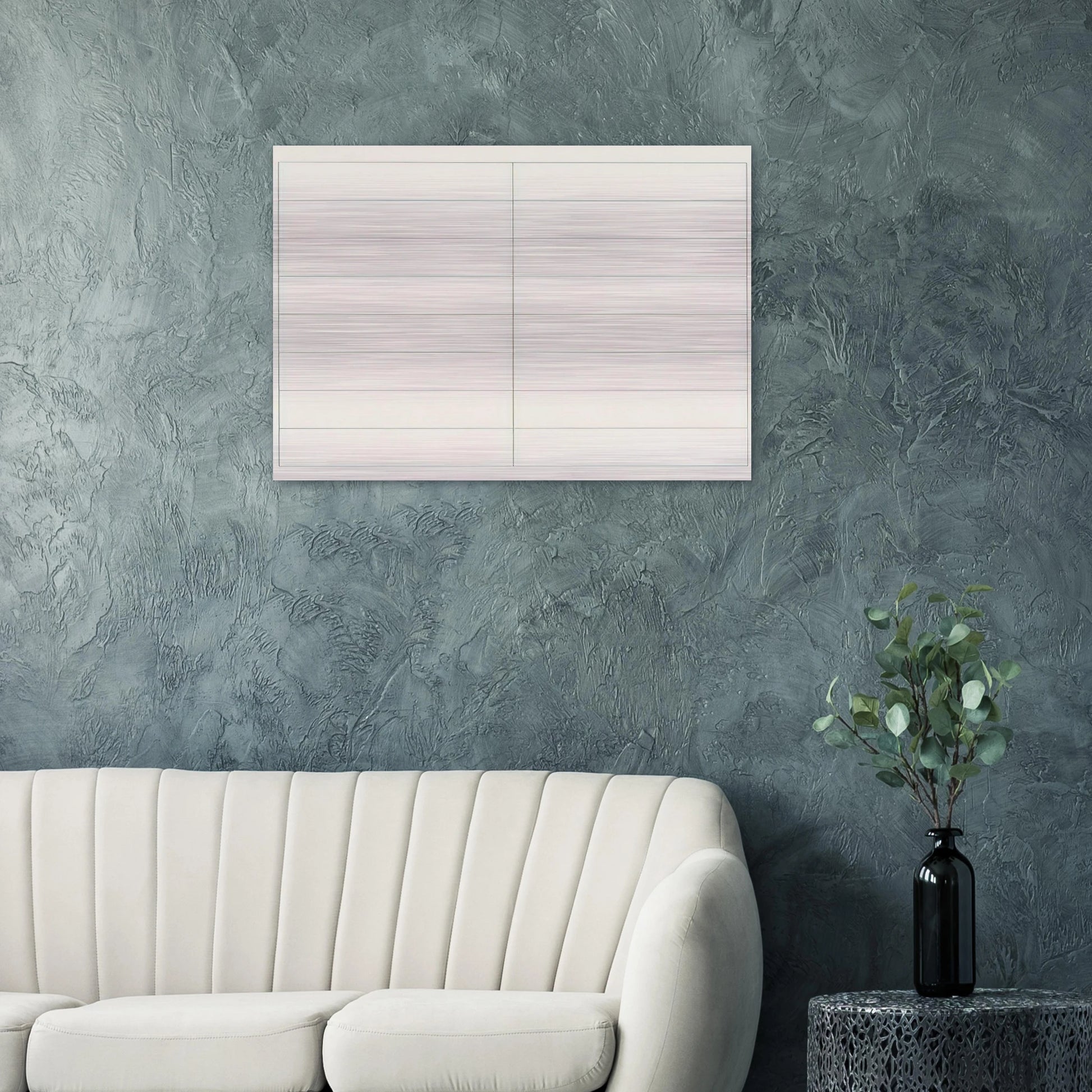 On a clear day, #2 - Agnes Martin Brushed Aluminum Print - 70x100 cm / 28x40 inches | Agnes Martin Aluminum Print | Agnes Martin Prints