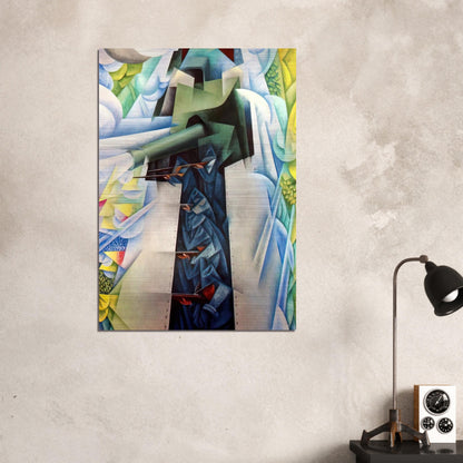 ARMTRAIN - Carlo Carra Brushed Aluminum Print - 70x100 cm / 28x40 inches | Carlo Carra Aluminum Print | Carlo Carra Prints