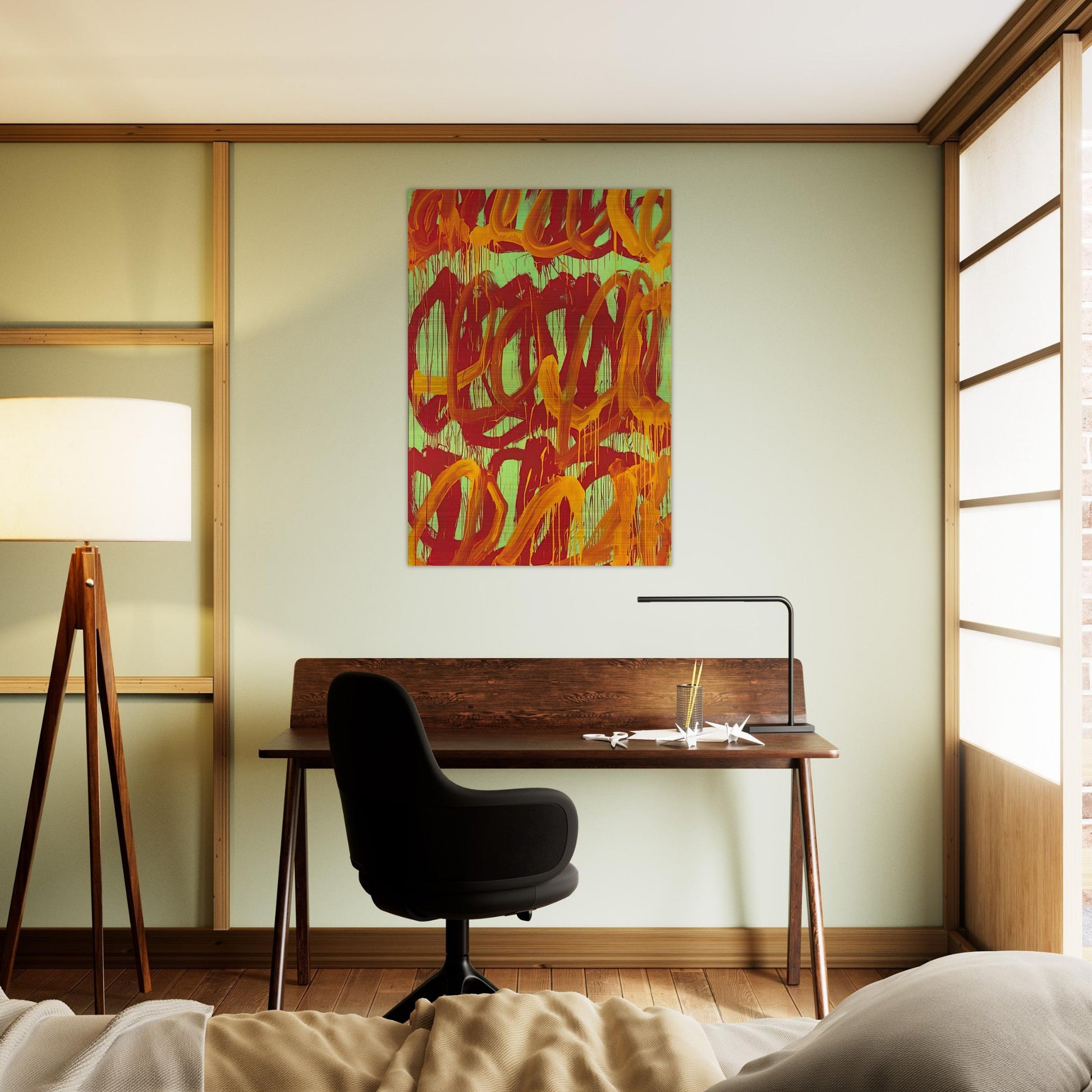 Camino Real  II  - Cy Twombly Brushed Aluminum Print - 70x100 cm / 28x40 inches | Cy Twombly Aluminum Print | Cy Twombly Prints
