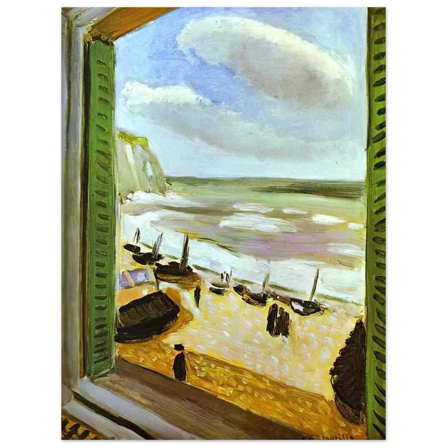 Henri Matisse - OPEN WINDOW AT COLLIOURE 1905  75x100 cm / 30x40inches Fine Art Poster
