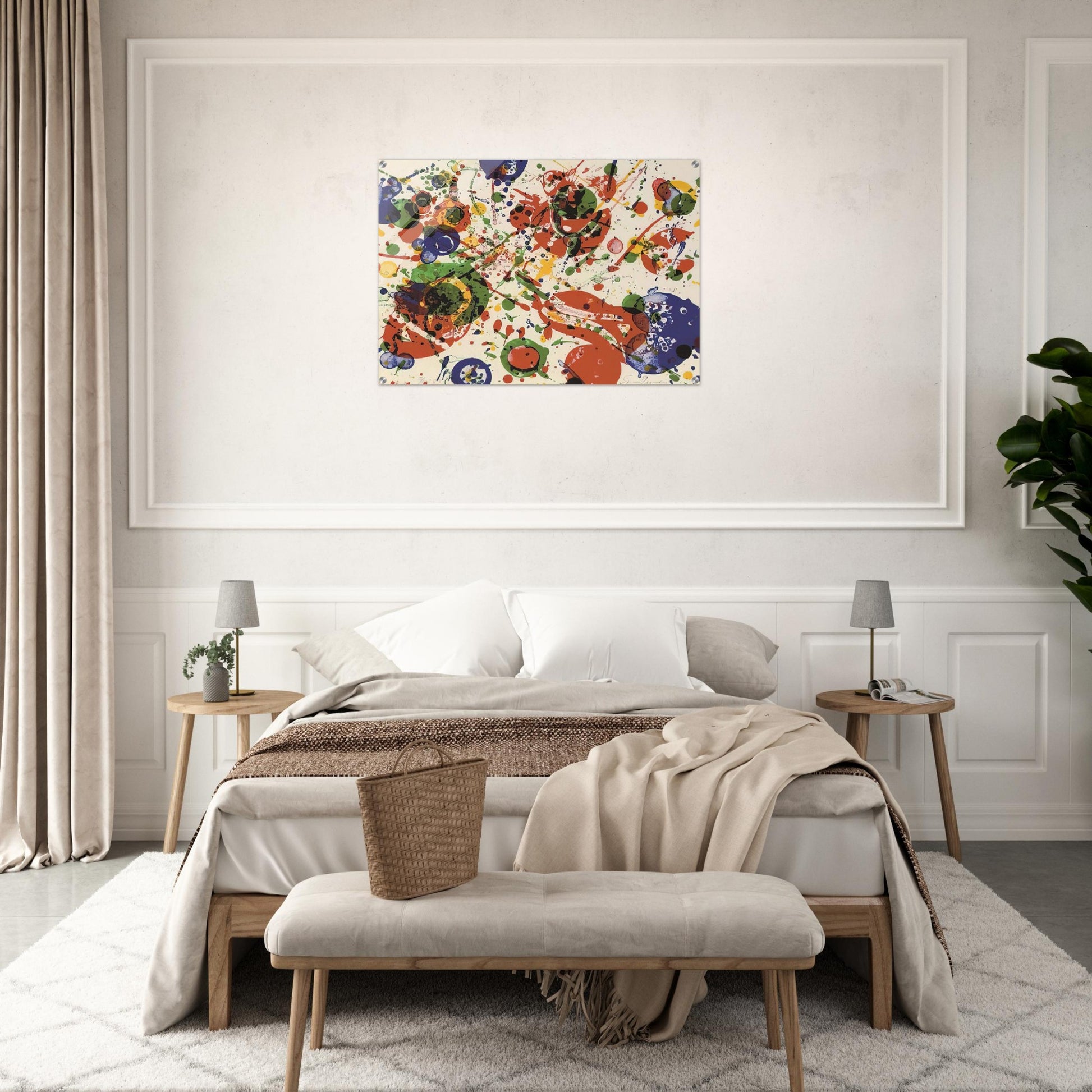 Untitled  from Pasadena Box   Lembark L60  - Sam Francis Acrylic Print - 70x100 cm / 28x40″ inches