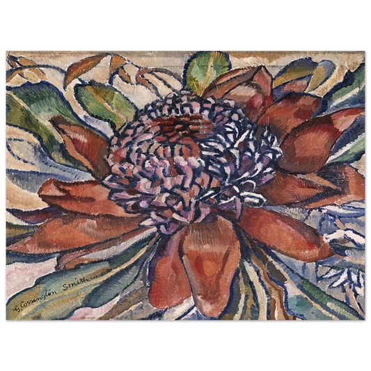 Grace Cossington Smith - Waratah - 1928  75x100 cm / 30x40inches Fine Art Poster